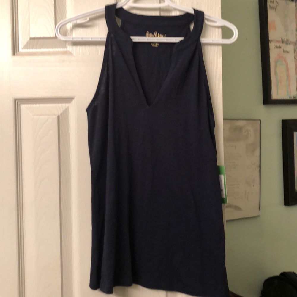 NWT Lilly Pulitzer blue tank. Size small